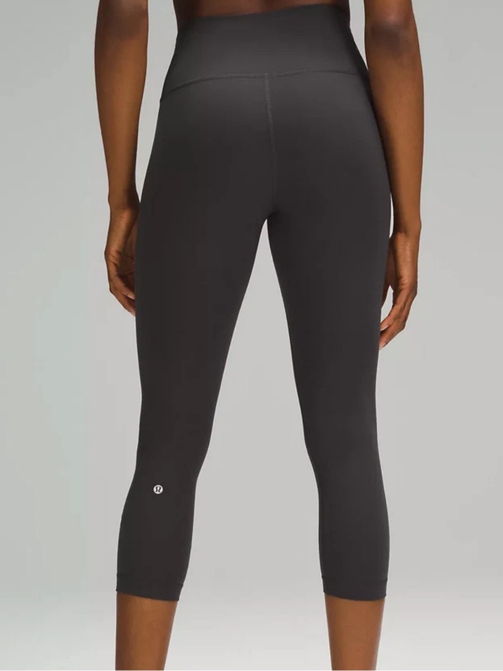 Lululemon Dark Gray Crop Leggings size 2 like new
